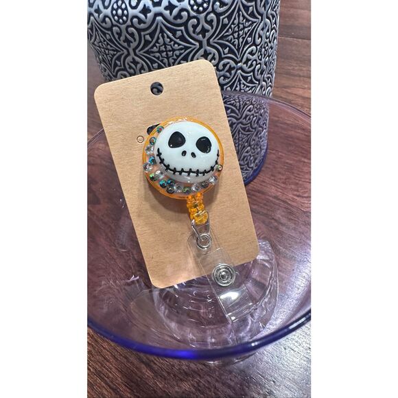 unbranded Other - Nightmare Before Christmas Jack Skellington Badge Reel New